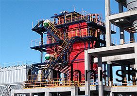 SHX型(xing)循環(huan)流化(hua)牀(chuang)鍋(guo)鑪